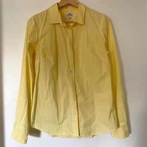 J. Crew cotton Oxford striped button up shirt